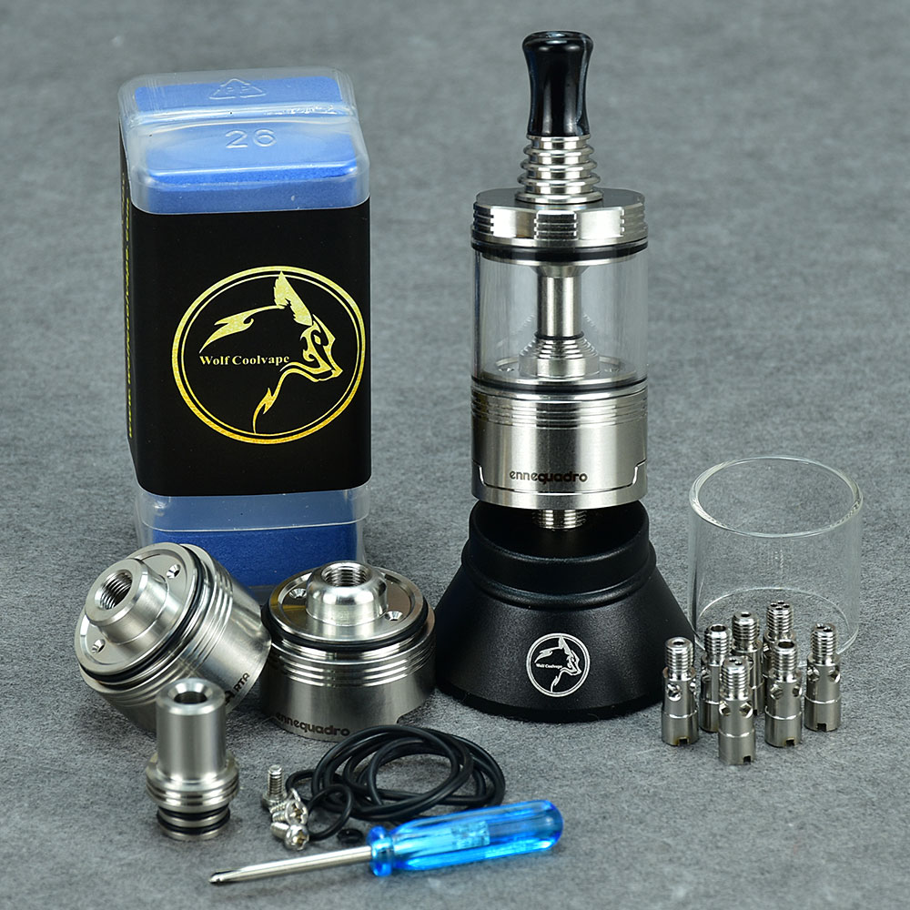 Wolfcoolvape Moka mtl RTA رذاذ - مراجعة Vaping Air وسعره