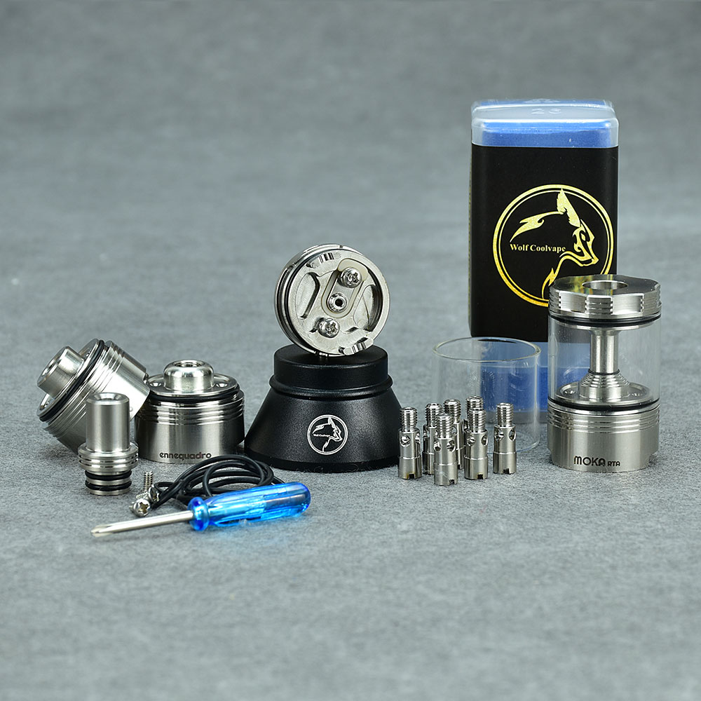 Wolfcoolvape Moka mtl RTA رذاذ - مراجعة Vaping Air وسعره